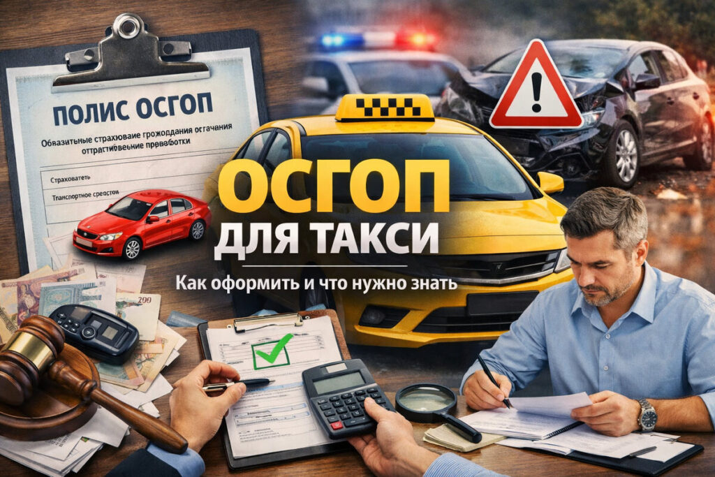 Оформление полиса ОСГОП для такси