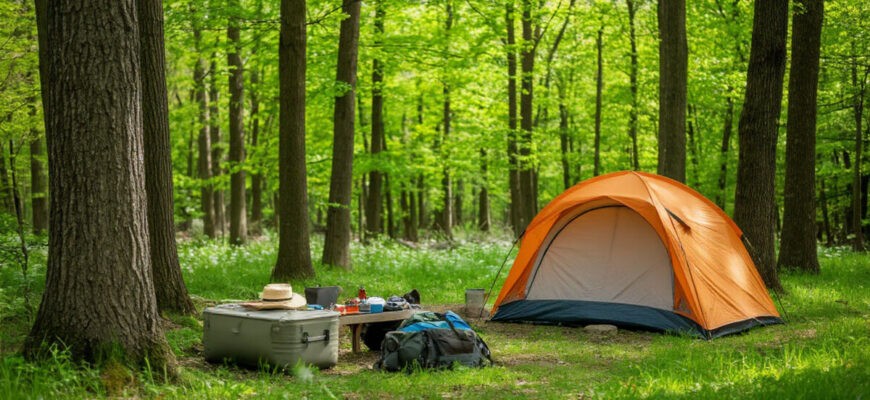 Весенний кемпинг