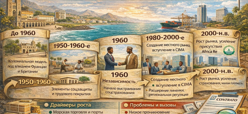 История развития страхования в Камеруне