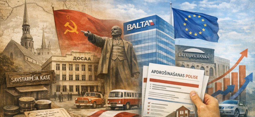История страхования в Латвии