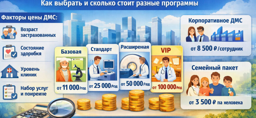 Стоимость ДМС в 2026