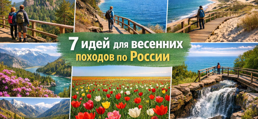 7 идей для весенних походов по России
