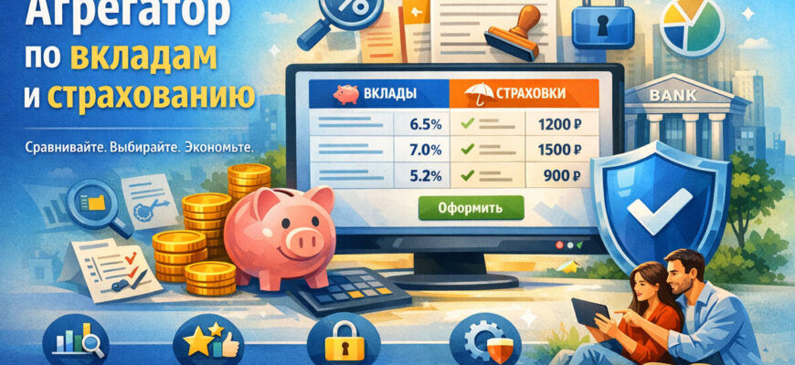 Агрегатор по вкладам и страхованию