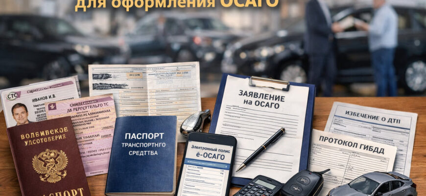 Какие документы нужны для оформления ОСАГО