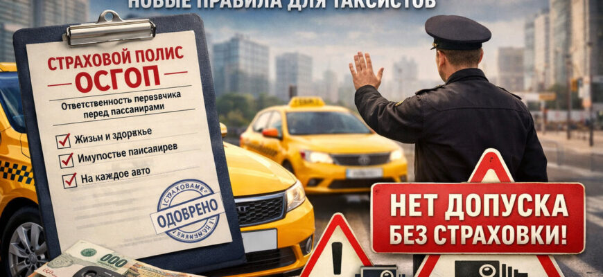 Новые правила для таксистов в России