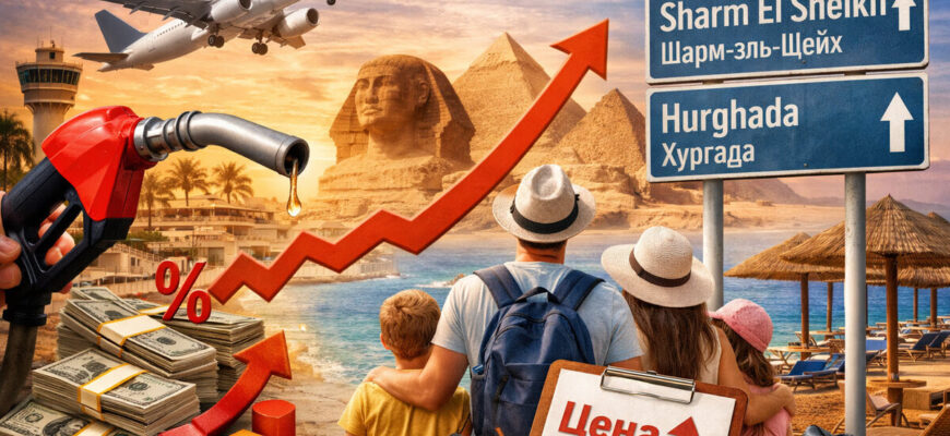Почему дорожают туры в Египет в 2026 году