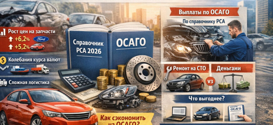 Цены на запчасти и ремонт по ОСАГО