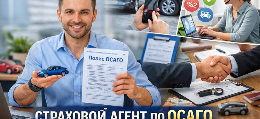 Вакансия страхового агента по ОСАГО