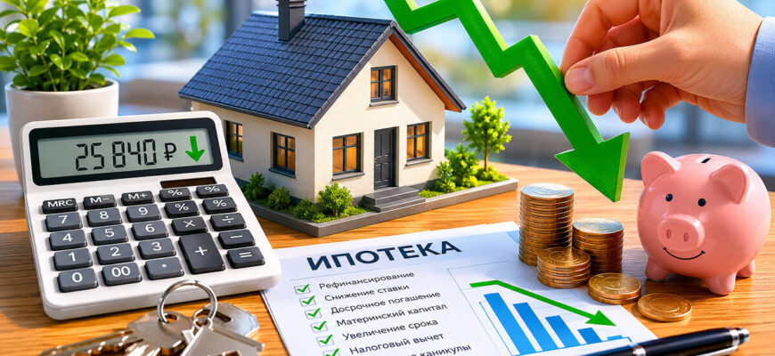 Как уменьшить ежемесячный платеж по ипотеке