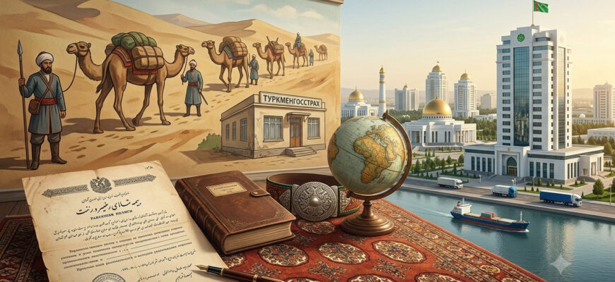 История страхования в Туркменистане